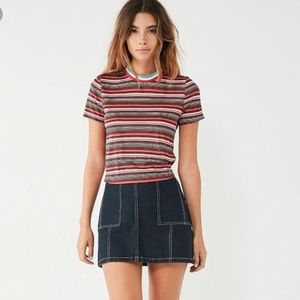 Project Social T (UO) Striped Top 90s Retro Look